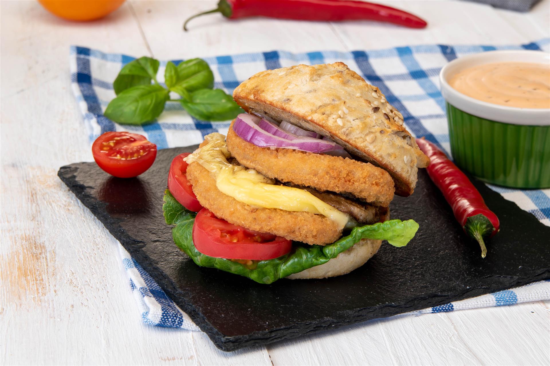 Burger z kurczaka